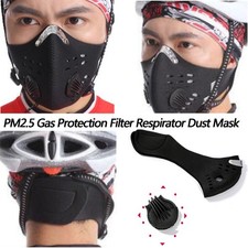 Black Washable Cycling Face
