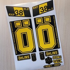 Ohlins RXF 38 Fork Stickers