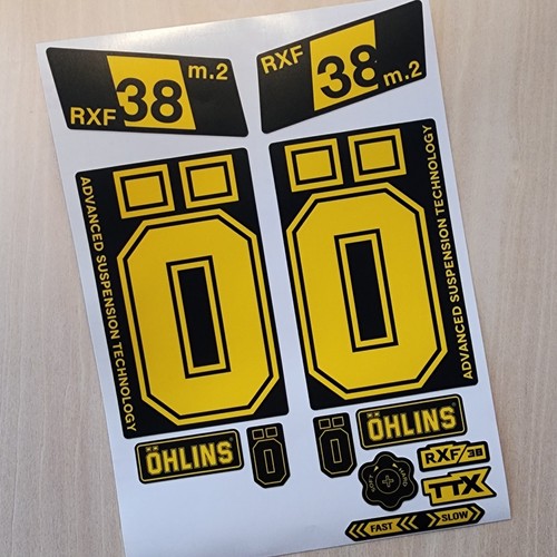 Ohlins rxf fork - rxf, stickers