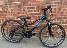 ridgeback kid teenager bike black blue aluminium frame light 24inch wheels