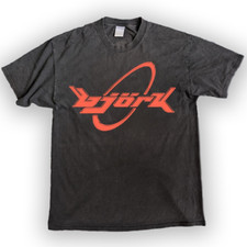 Bjork black tee printed - black,