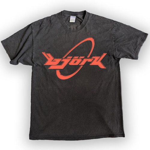 Bjork black tee - black, printed
