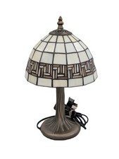 PAUL NEUHAUS 4815 Table Lamp Tiffany Style Stained Glass Shade 230V 40W - N44