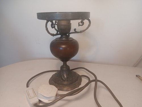 Art deco table lamp wood - wood, &