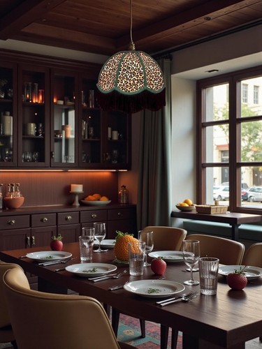 Leopard print floor lampshades