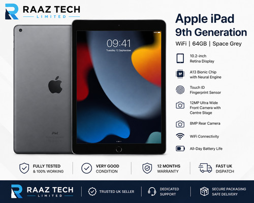 Apple ipad 8th gen - gen, 9th
