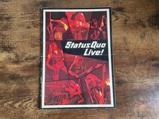 Status Quo Live - 1975 Concert programme + ticket stub 24th May 1975