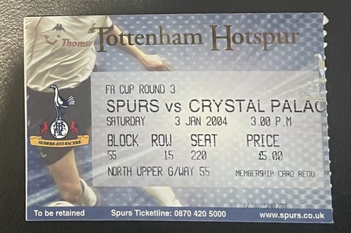 Tottenham hotspur crystal - tottenham, v