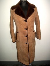 Shearling sheepskin crombie - shearling,