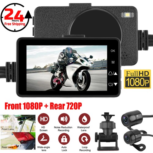Motorcycle dash cam inch hd - dash, 3