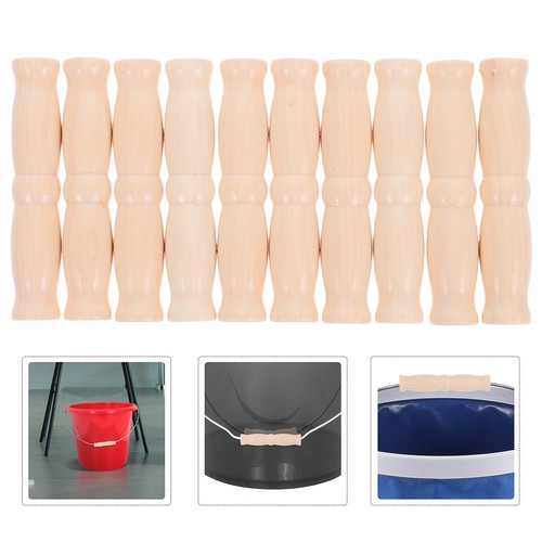 5pcs 9cm wooden handle bucket - 5pcs,