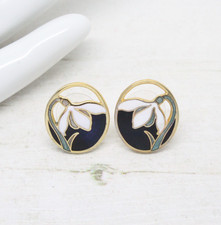 Vintage snowdrop flower - vintage,