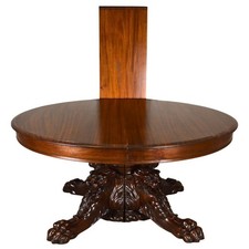 60” Round Mahogany Banquet
