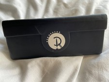 RED OR DEAD BLACK/ORANGE TRIFOLD MAGNETIC HARD GLASSES/SUNGLASSES CASE