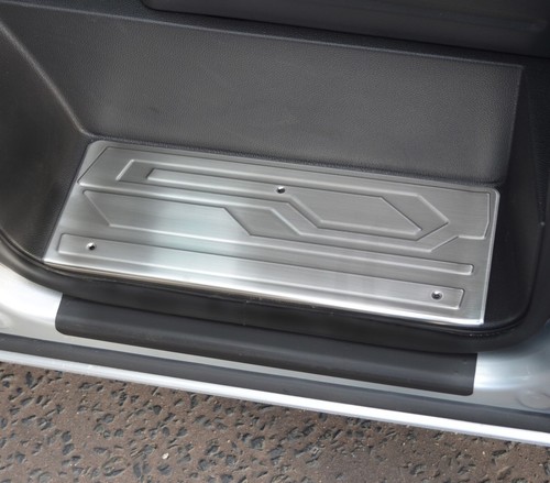 3pc chrome door sill trim - chrome,