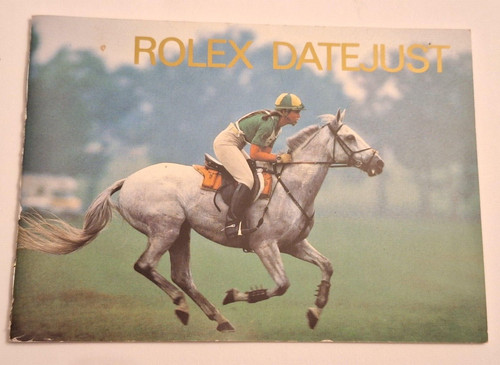 Rolex datejust booklet - rolex, 1990