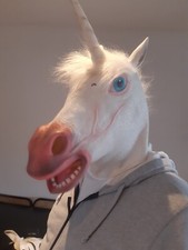 Full Face Mask Unicorn NEW Halloween/Fancy Dress