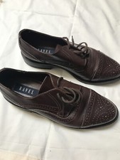 Mens Ravel Dark BrownClassic City wear Brogues Shoes Size 9