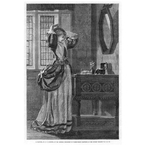Victorian lady c luxmore - by, a.c