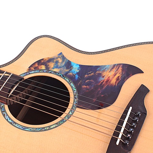 Folk acoustic guitar pickguard - folk,