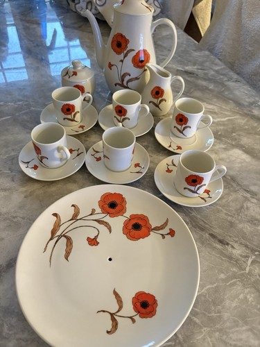 Coffee set cup and saucer - set,