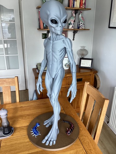 Grey alien life size 3ft - grey,