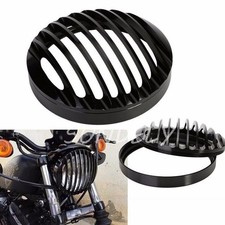 Black Metal Headlight Grill