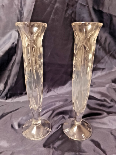 Pair bohemian crystal bud - of,