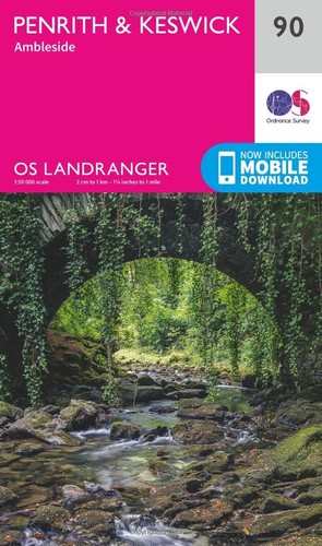 Landranger map penrith - os, 90