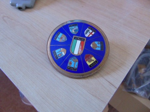 Italy flag car emblems enamel - flag,
