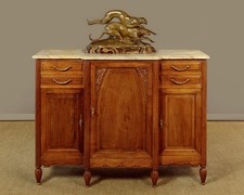 Antique small walnut marble - antique,