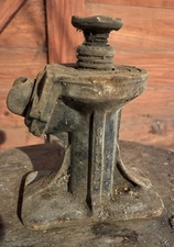 Vintage Shelley Double Lift Cast Iron Car Jack 