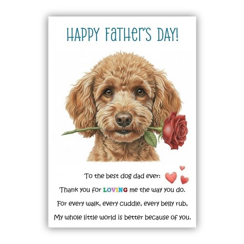 Father day card from the - from,