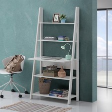 Bookcase Ladder Shelf Unit 3 4
