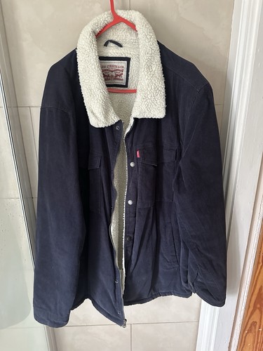Levis corduroy xxl blue sherpa - corduroy,