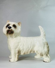 Vintage English Cooper Craft White West Highland Terrier Dog Figurine No.B55