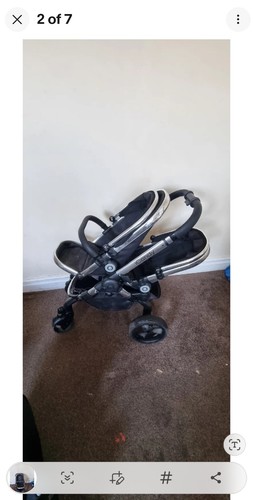 Icandy peach double twin - peach, twin/