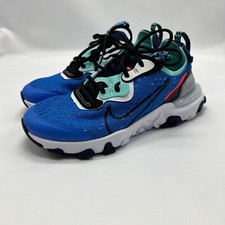 Nike Youth React Vision Worldwide Photo Blue Running Shoes CD6888-401 Size 5.5 B
