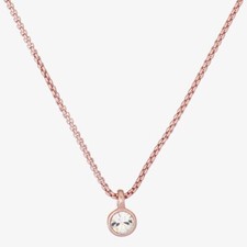 Ted Baker SININAA Rose Gold Tone Crystal Pendant Necklace TBJ3034-24-02 RRP £39