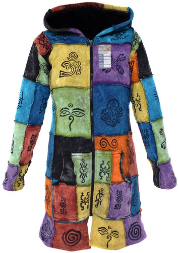 Multicolored hippie pointed - ,