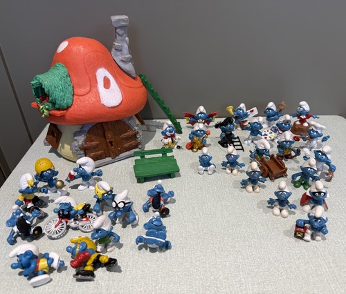 Vintage smurf collection with - collection,