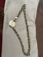 Tiffany & Co Chunky Chain Choker Necklace Sterling Silver (Vintage 2004)