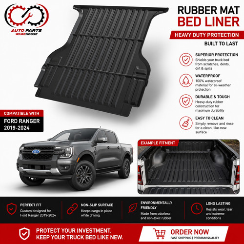 Black heavy duty rubber - black,
