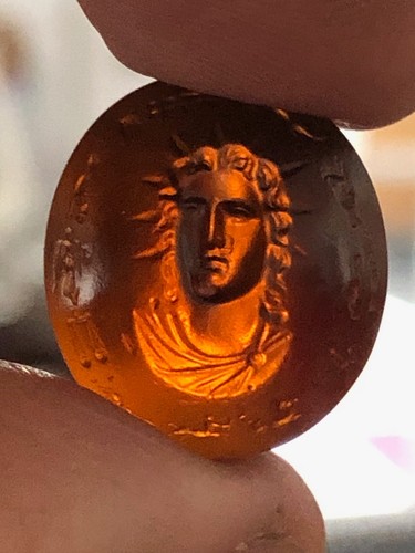 Grand tour intaglio - intaglio, cameo