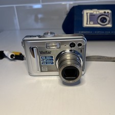 Vivitar ViviCam X325 10.0MP Digital Camera - Silver