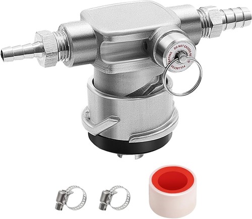 Low profile keg coupler - low,