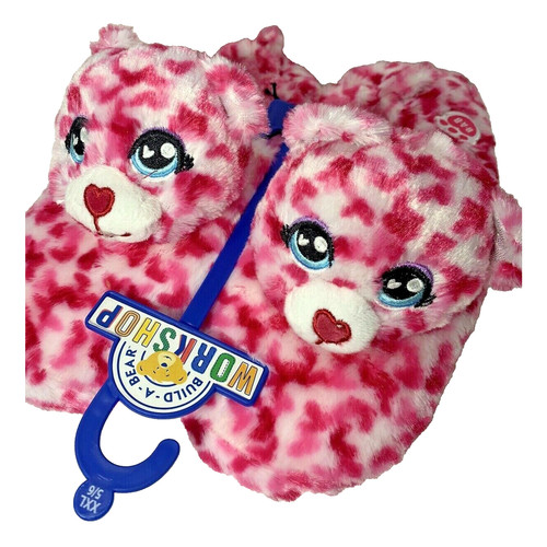Pink red teddy bear plush - red,