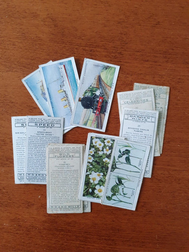 Wills cigarette cards - &,