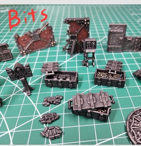 Warhammer 40k terrain bits - warhammer,