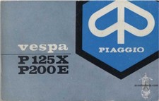 Vespa P200e P125x Owners